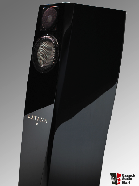 Gemme Audio Katana V2 speakers in piano black - NEAR MINT (SOLD TO LOUIS) !!!