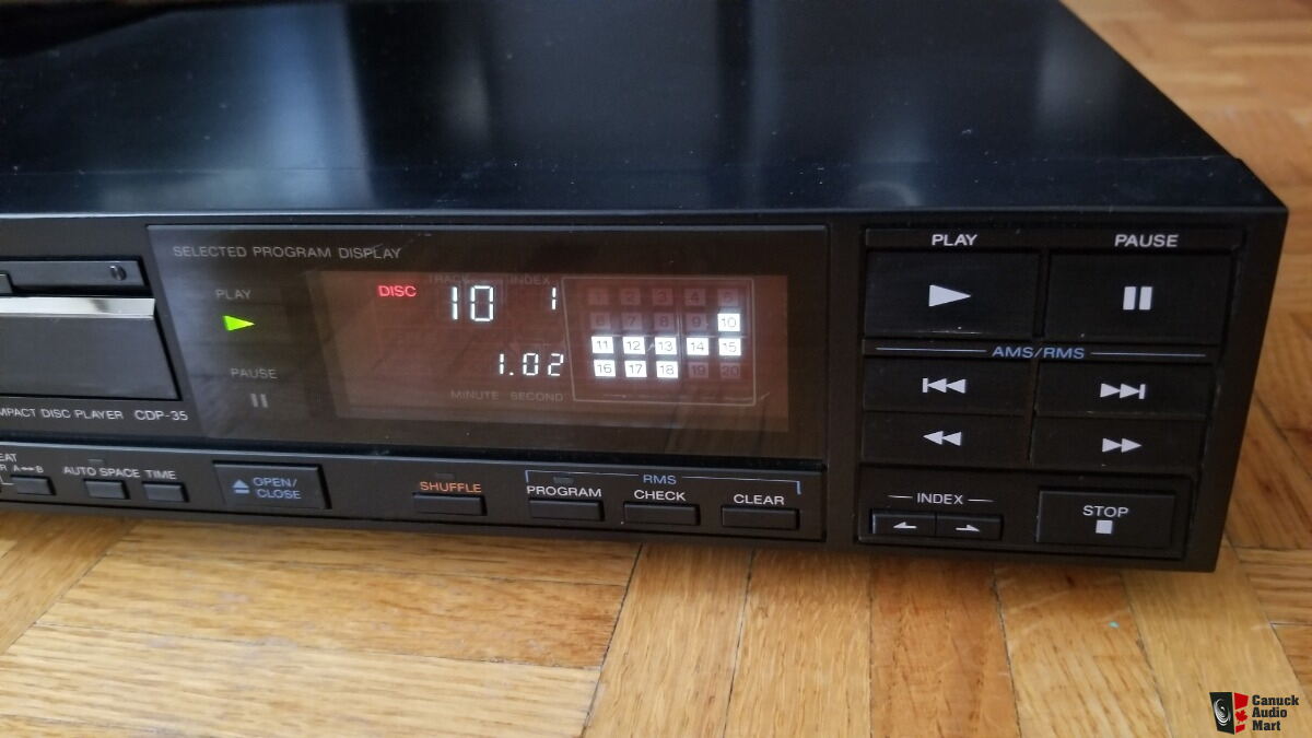 SONY CDP-35 Compact DISC Player EXCELLENT Condition Photo #3268701