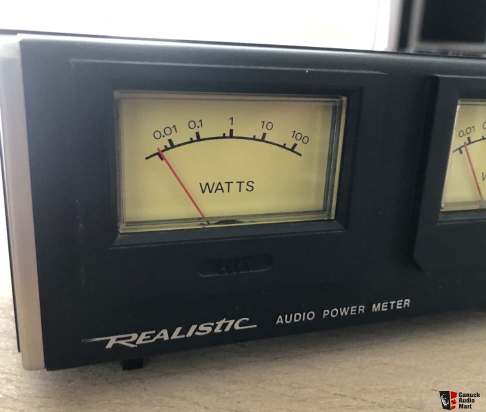 Realistic APM 100 Audio power VU meter Photo 3281304 Canuck