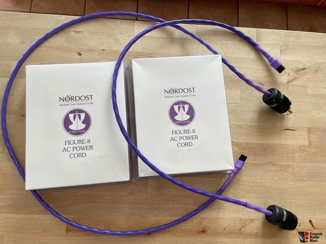 Nordost Purple Flare C7 (figure 8) Power Cable 1.0M ***SOLD to