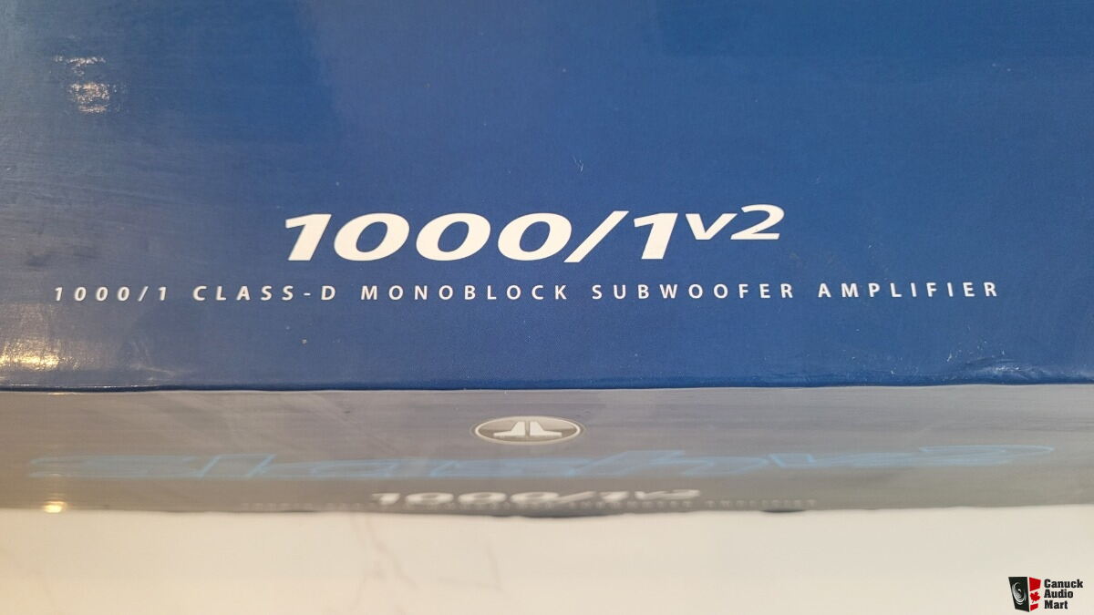 Jl Audio 1000 1v2 For Sale Canuck Audio Mart