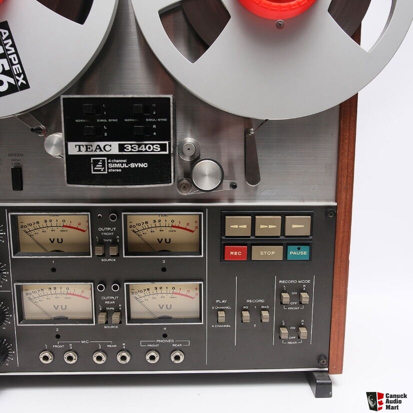 Vintage 70 Teac 3340S Reel to Reel Tape Recorder Photo #3315395 - Aussie  Audio Mart