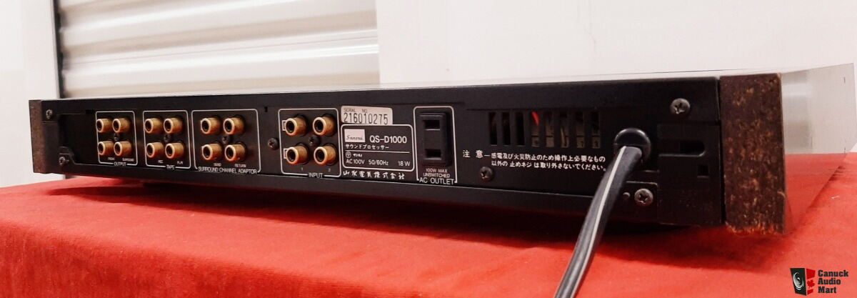 SANSUI サンスイQS-D1000 方式 サラウンドプロセッサー QS4ch QS4