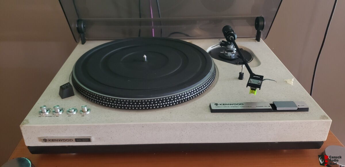 Kenwood KD 500 Turntable Grace 707 Arm Grace F9E Cartridge broken 