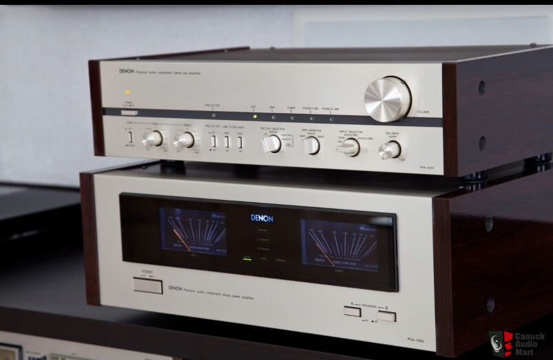 Denon PRA-1000 Pre-Amplifier Denon POA-1500 Power Amplifier Photo #3332119  - UK Audio Mart