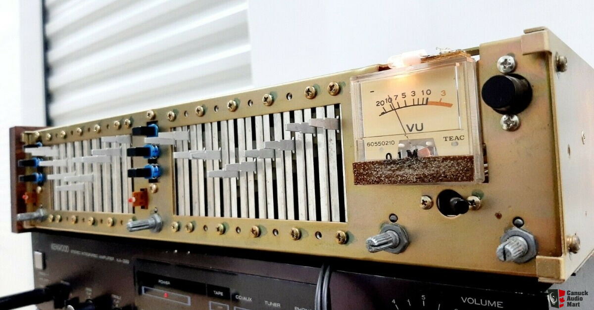 Fully Serviced TEAC GE-20 GE20 10+10 Band Graphic Equalizer w/ VU