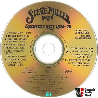 ライトブラウン/ブラック DCC Steve Miller Band Greatest Hits 高音質