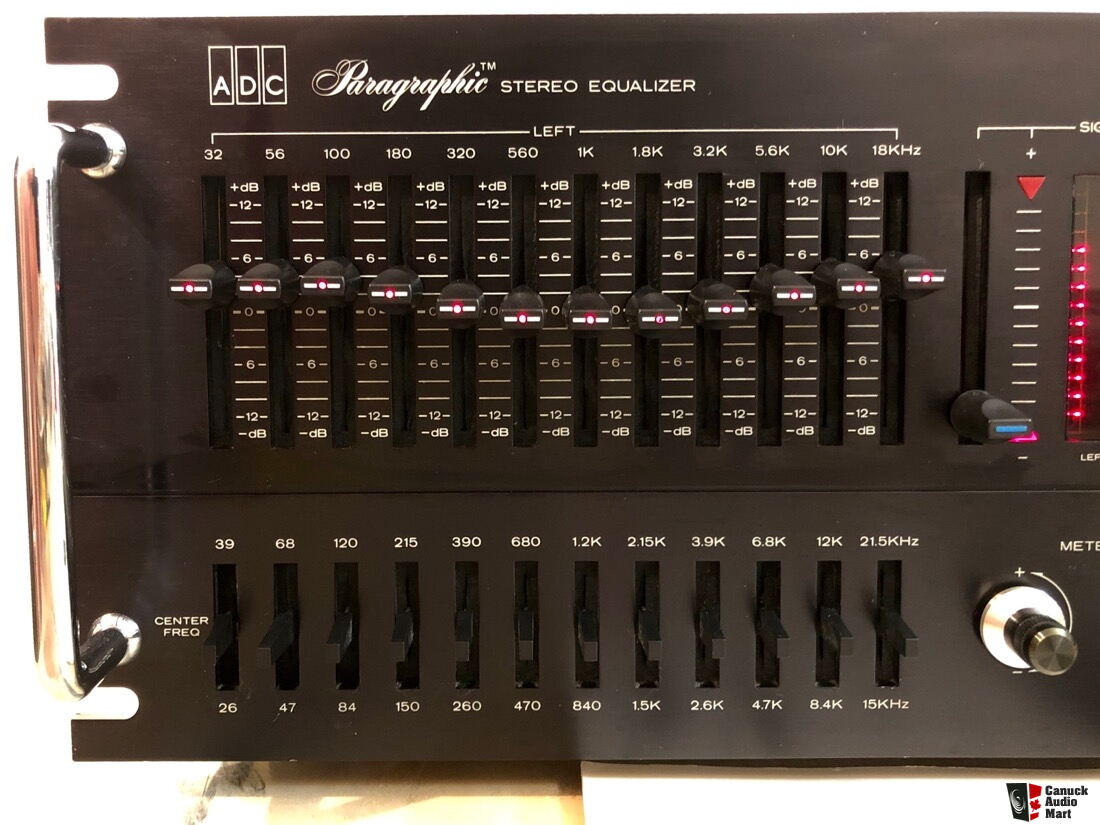 Adc Paragraphic Stereo Equalizer Sound Shaper Three Ss 3 Mk Ii Fully