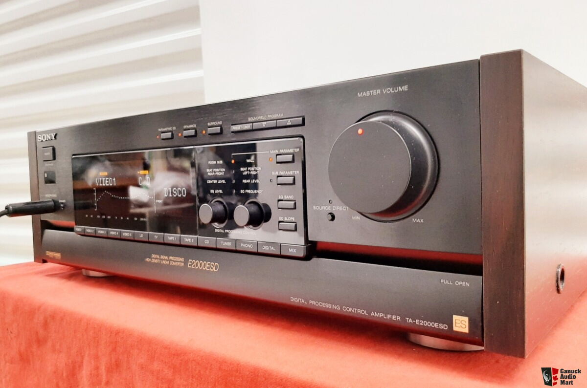 Like New in Box-SONY TA-E2000ESD Digital/Analog Preamplifier+