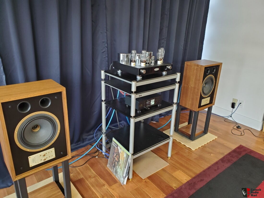 Tannoy Eaton Legacy speakers and Wharfedale stands Photo #3381619