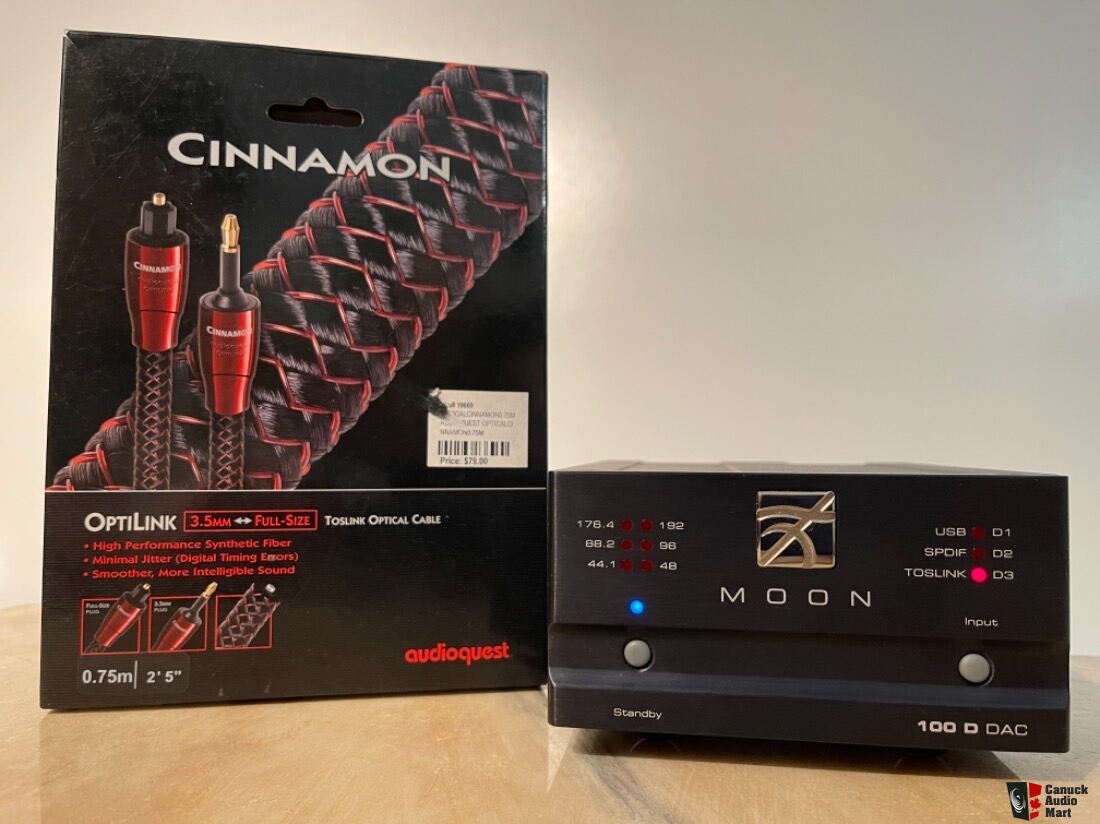 Simaudio MOON 100 DAC Digital to Analog Converter Canadian Made
