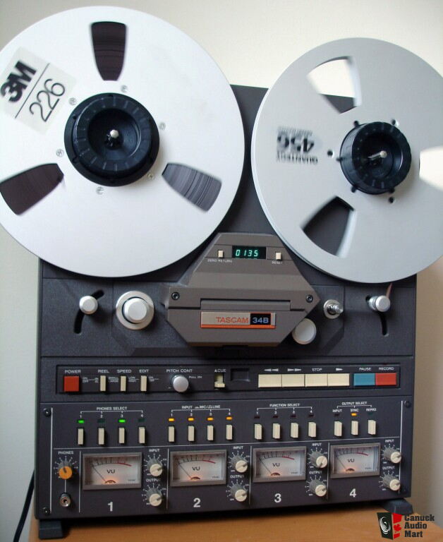 Teac Tascam 34B reel to reel tape recorder For Sale - Canuck Audio Mart