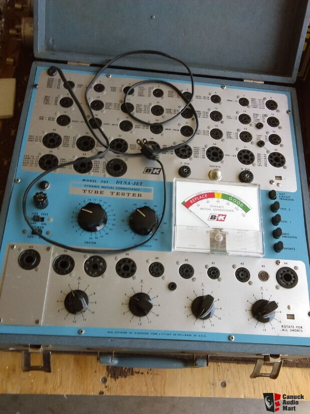 B & K Model 707 Dynamic Conductance Vacuum Tube Tester For Sale ...