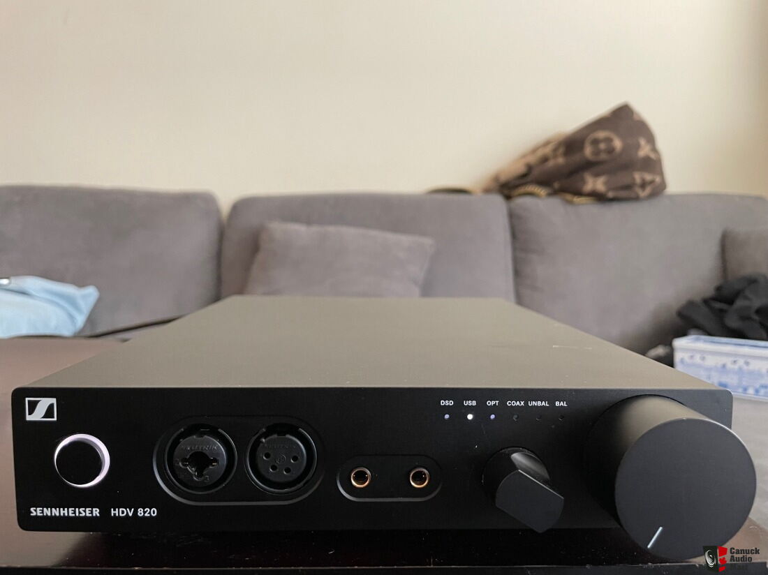 pending to Marcel* Sennheiser HDV 820 Headphone Amplifier \u0026 DAC *reduced  For Sale - Canuck Audio Mart