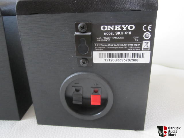 hemel mozaïek Verpersoonlijking Onkyo SKH-410 Dolby Atmos speakers Photo #3422096 - Canuck Audio Mart