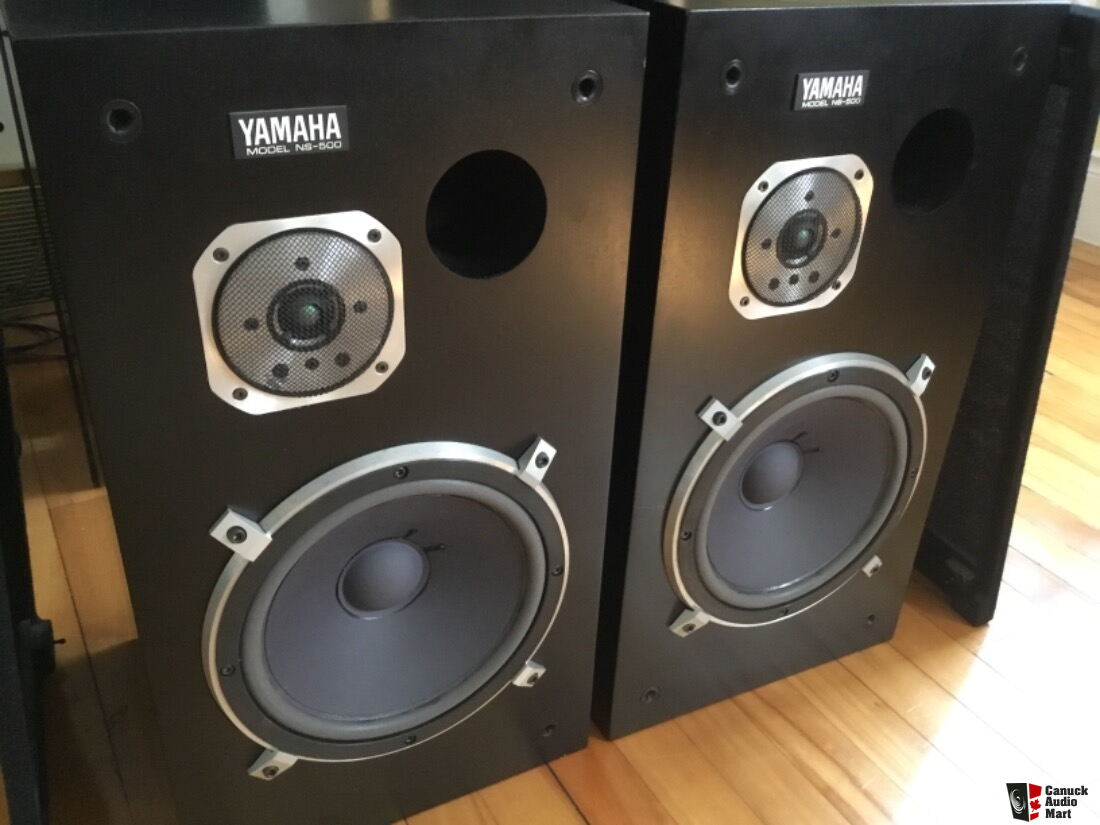 Yamaha Ns 500 Vintage Speakers W Beryllium Dome Tweeters For Sale Canuck Audio Mart