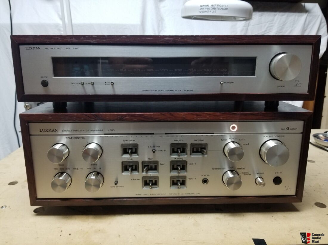 Luxman L-580 Integrated Amp T-400 Tuner Free Shipping in Canada For Sale -  Canuck Audio Mart