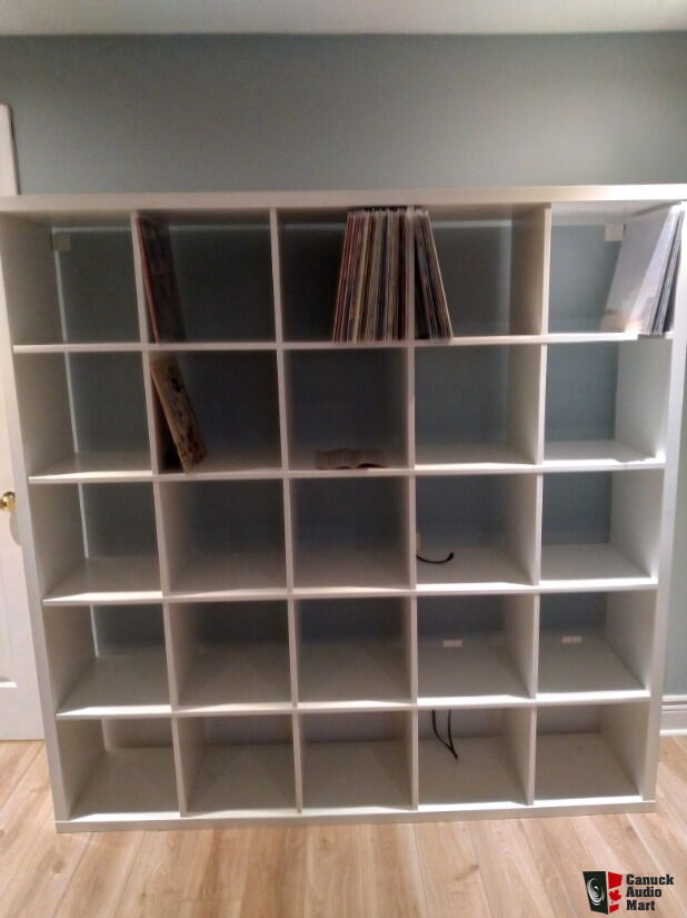 Ikea Kallax 25 Cube Record Stand For, 25 Cube Bookcase Ikea