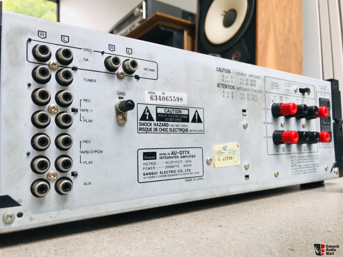 110wpc!) Sansui AU-D77X Photo #3449058 - Canuck Audio Mart