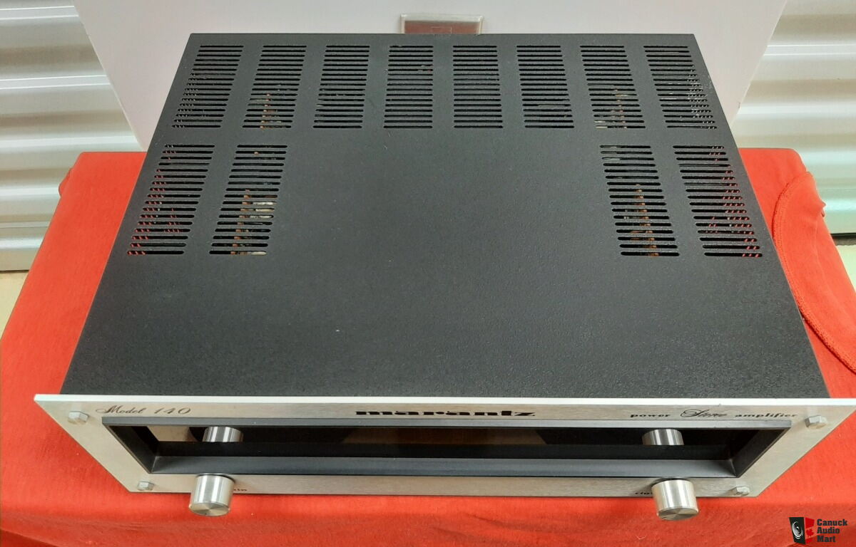 Fully Serviced-MARANTZ Model 140 Power Amplifier in Custom Wood