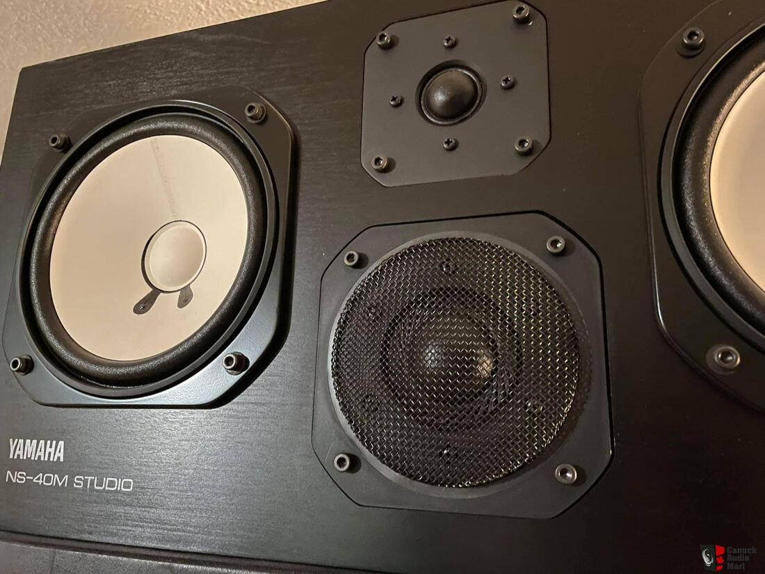 RARE Yamaha NS-40M STUDIO MONITORS 3-WAY Speaker System For Sale - Canuck  Audio Mart