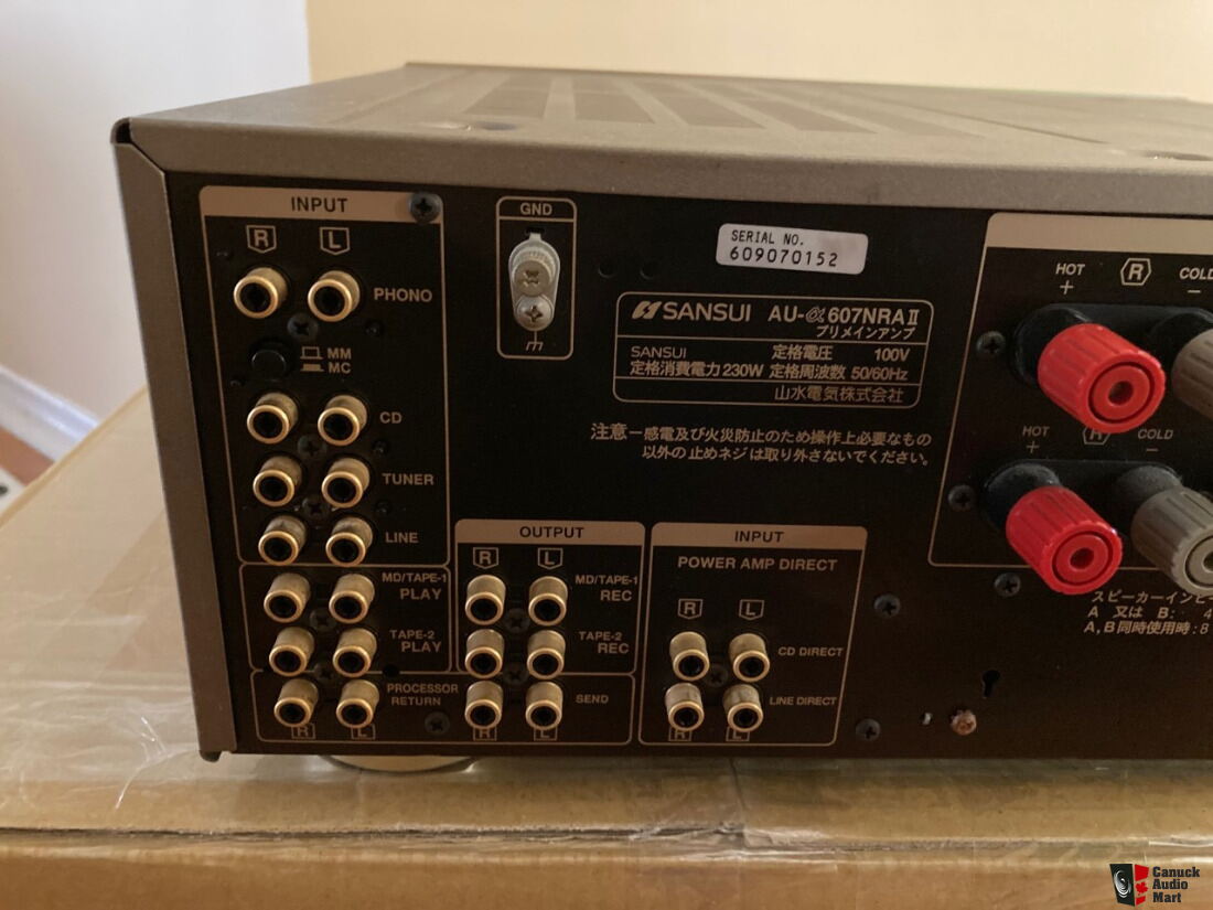 Sansui AU ALPHA 607 NRA II High Quality Amplifier with