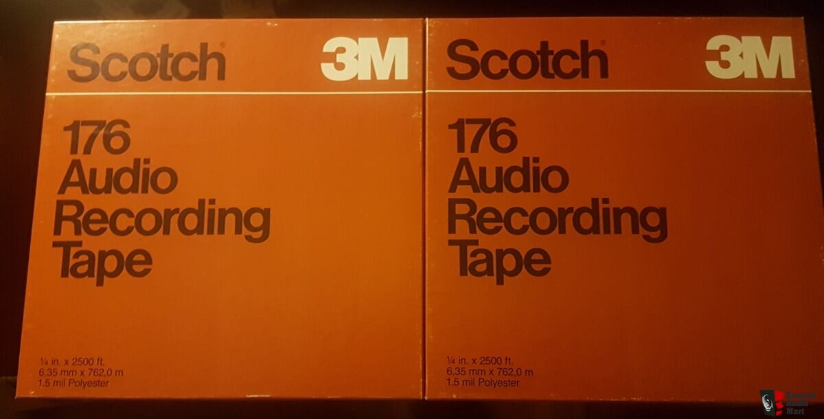 Two Scotch 176 (211) RTR tapes - 10 1/2