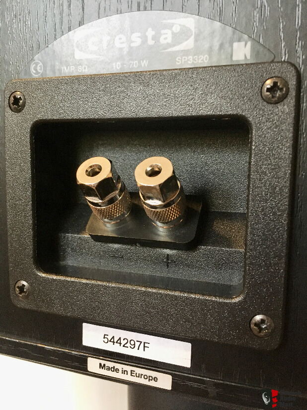KEF Cresta 1 mini-monitor speakers - w/ Mundorf crossover