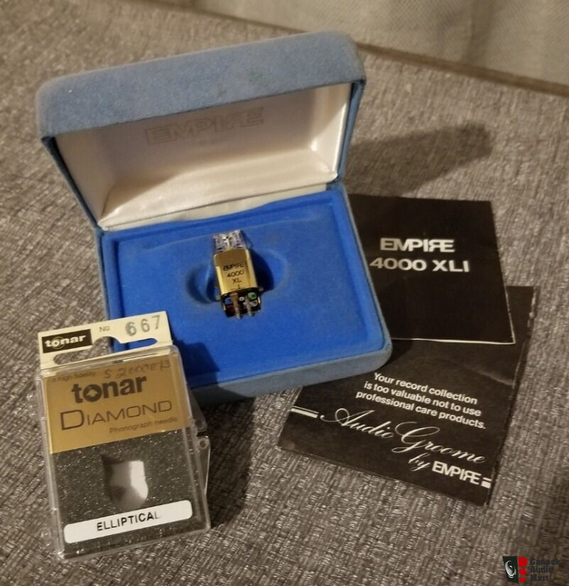 Empire 4000XL1 cartridge (with new needle) For Sale Canuck Audio Mart