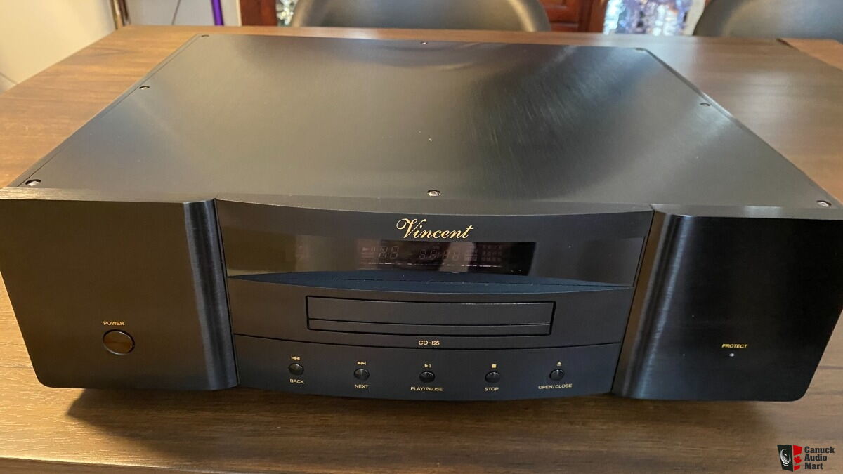 Vincent CDS5 CD player. Price reduced to 1200 CAD For Sale Canuck Audio Mart