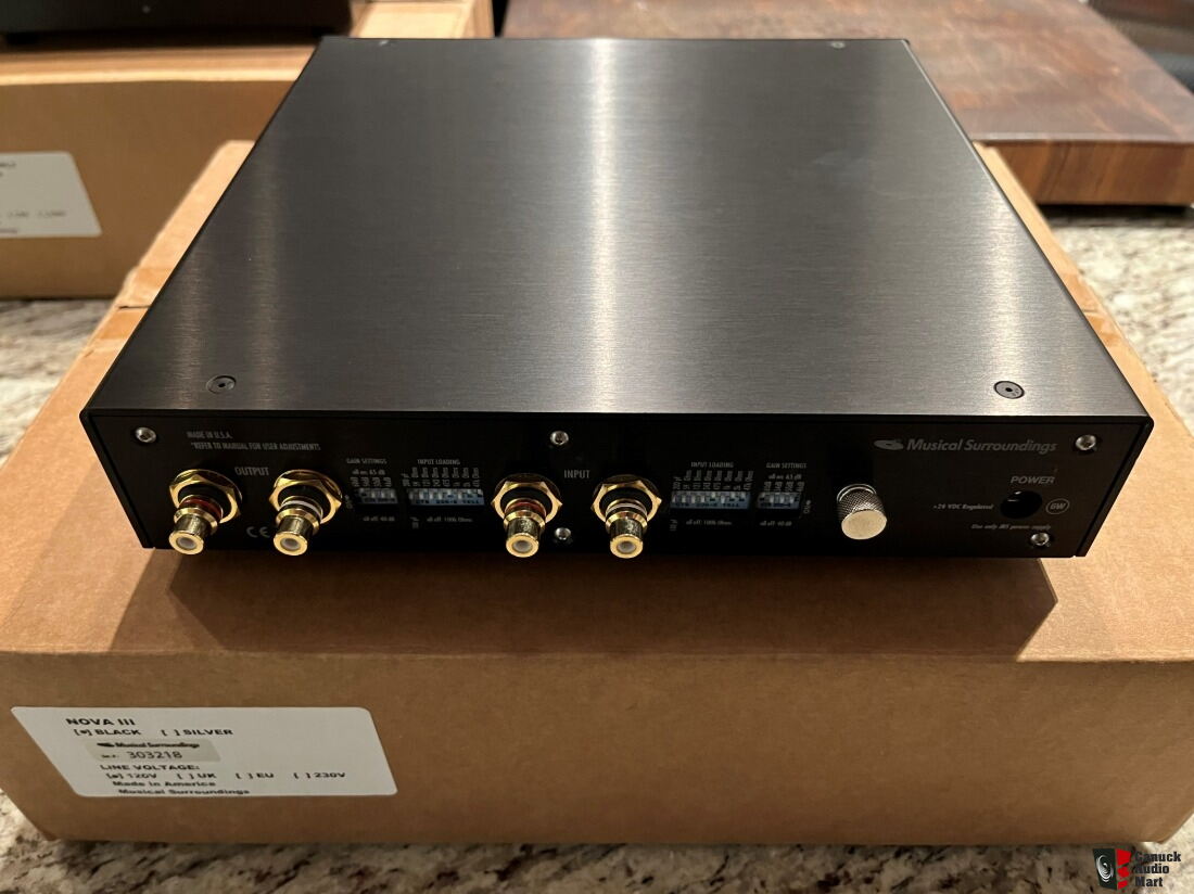 Monk Audio Phono Preamp with Upgraded PowerPak III Power Supply