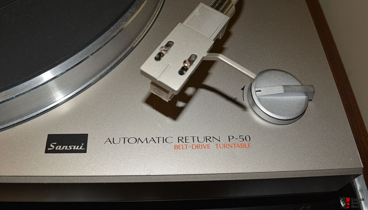 Sansui P-50 auto return, belt drive turntable For Sale - Canuck Audio Mart