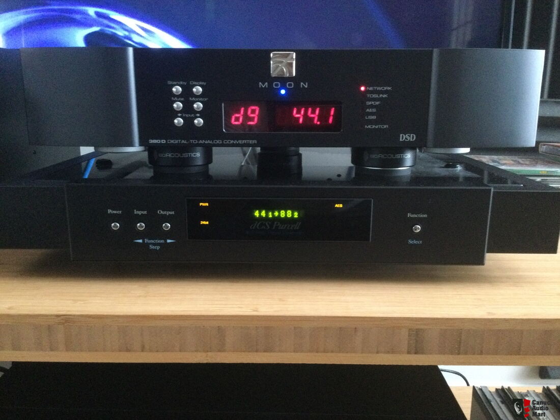 Moon 380D D/A converter with streamer & volume control For
