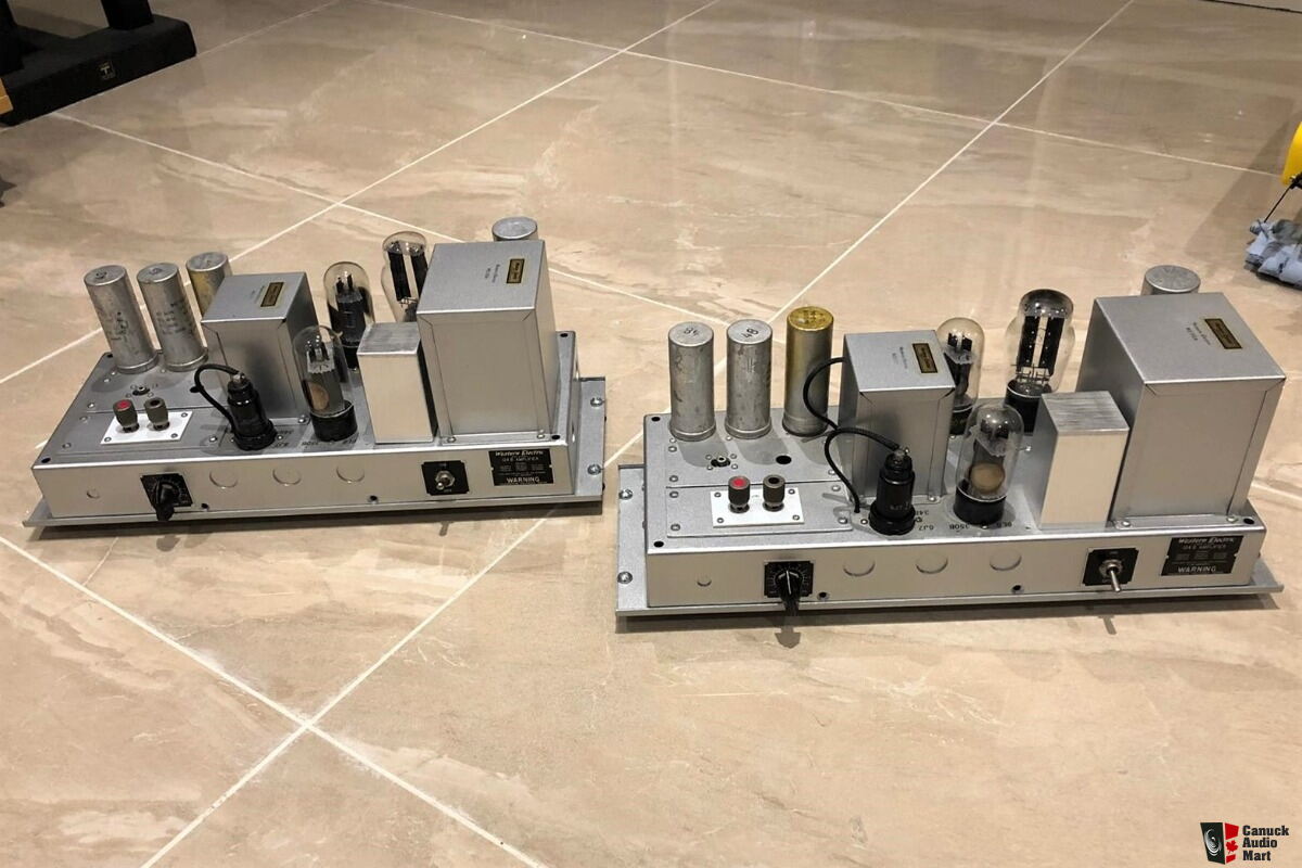 Western Electric 124B (replica) power amplifiers - NEAR MINT !!! Dealer Ad  - Canuck Audio Mart