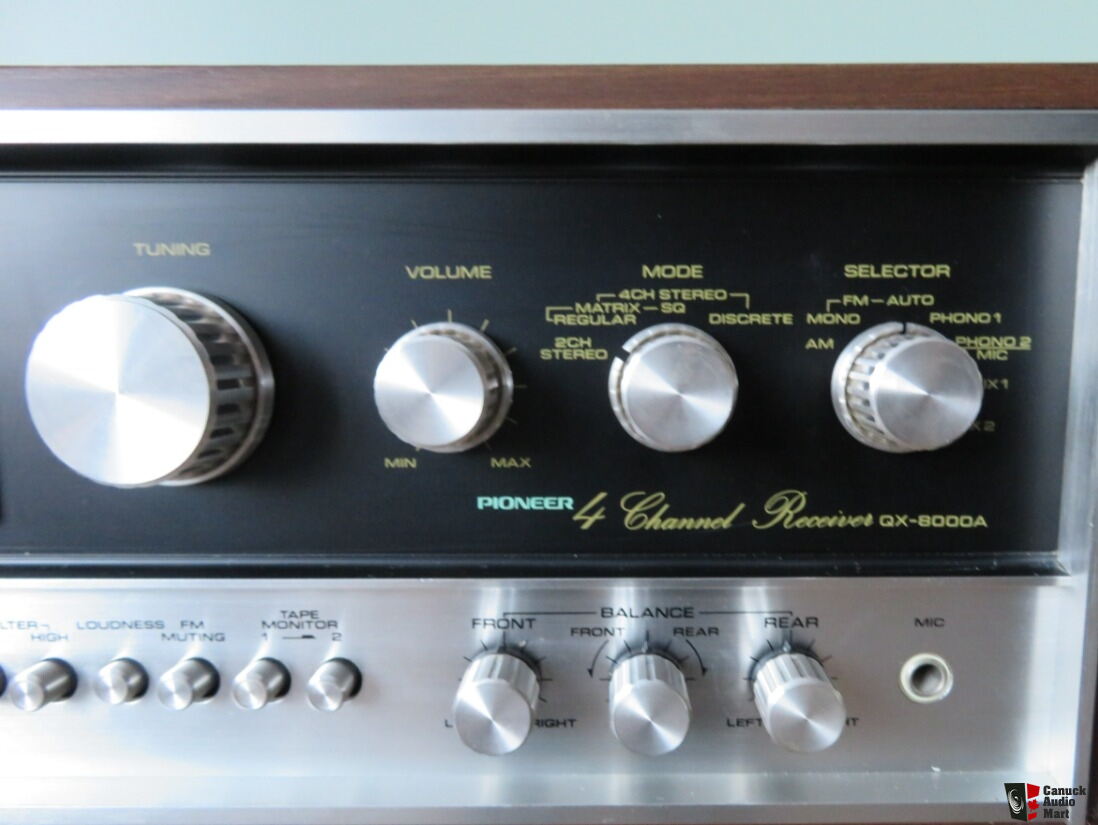 Interruptor De Alimentación Pioneer QX-8000A, Perilla Y Tapa De