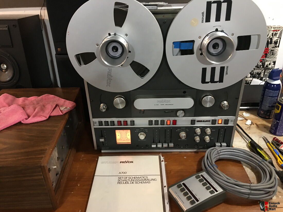 Revox A700 Reel to Reel with remote/hubs revox For Sale Or Trade - Canuck  Audio Mart
