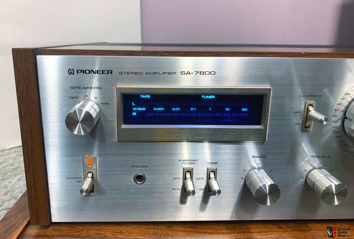 Pioneer SA-7800 Integrated Amp with Original Box, Packaging, and