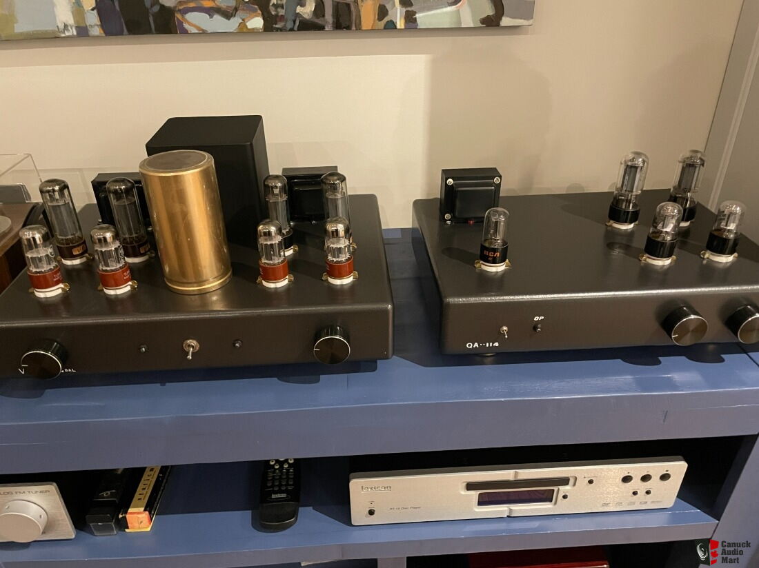 Tube Amp with matching Preamp VP102 bal and QA114 Photo 3678710