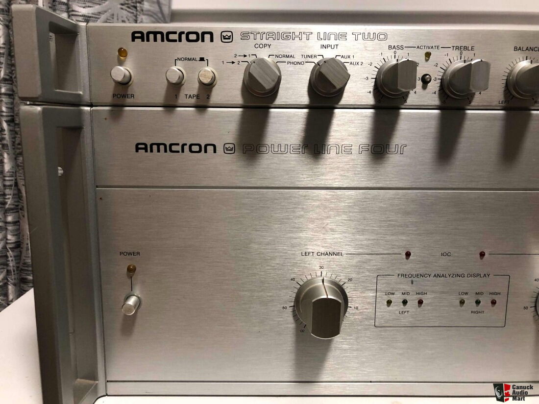 Amcron (Crown) Power Line Four and Straight Line Two - Power