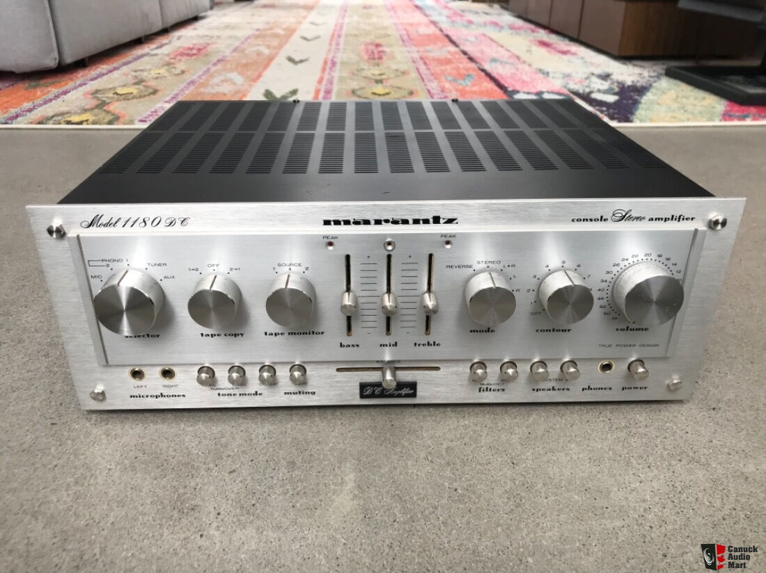 Marantz 1180dc, Stereo amplifier console, 90wpc For Sale - Canuck