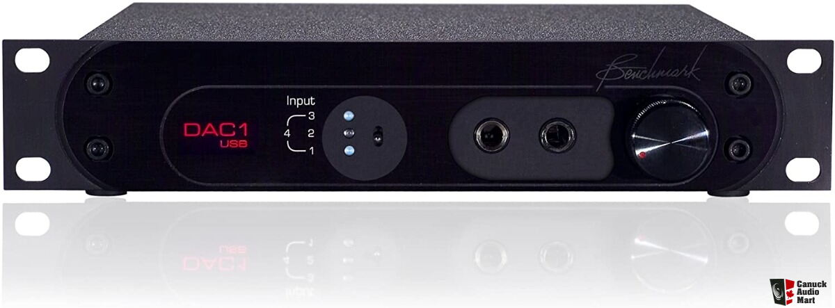 Benchmark DAC1 USB Black Rack Mount(Dac,Pre amplifier) For Sale