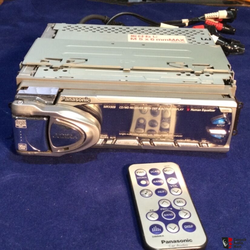 Panasonic CQ-MRX909D 1DIN CD/MD player Crazy Cobra + Remote Photo #3727052  - Canuck Audio Mart