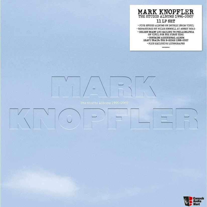 MARK KNOPFLER (Dire Straits)-The Studio Albums 1996-2007 (11XLP,180g  )Boxset Brand New/Sealed -2021 For Sale - Canuck Audio Mart