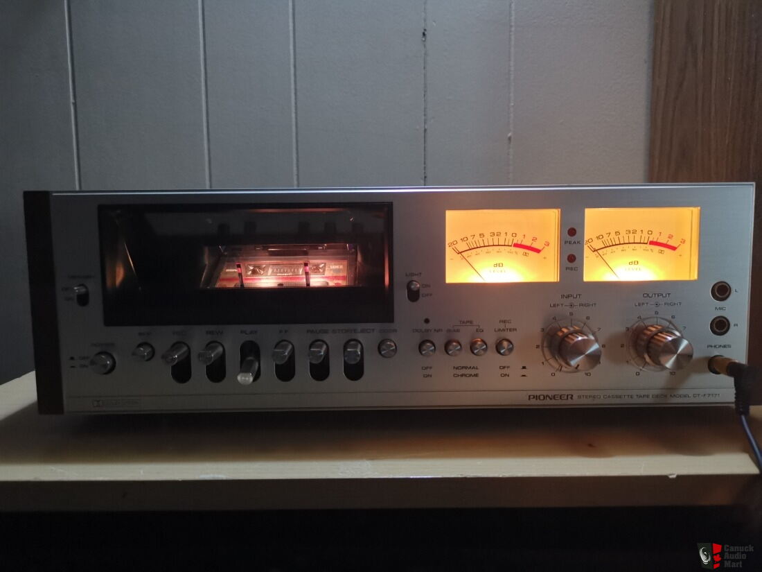 Vintage Pioneer Cassette Deck Model CT-F7171 Photo #3734245 - US