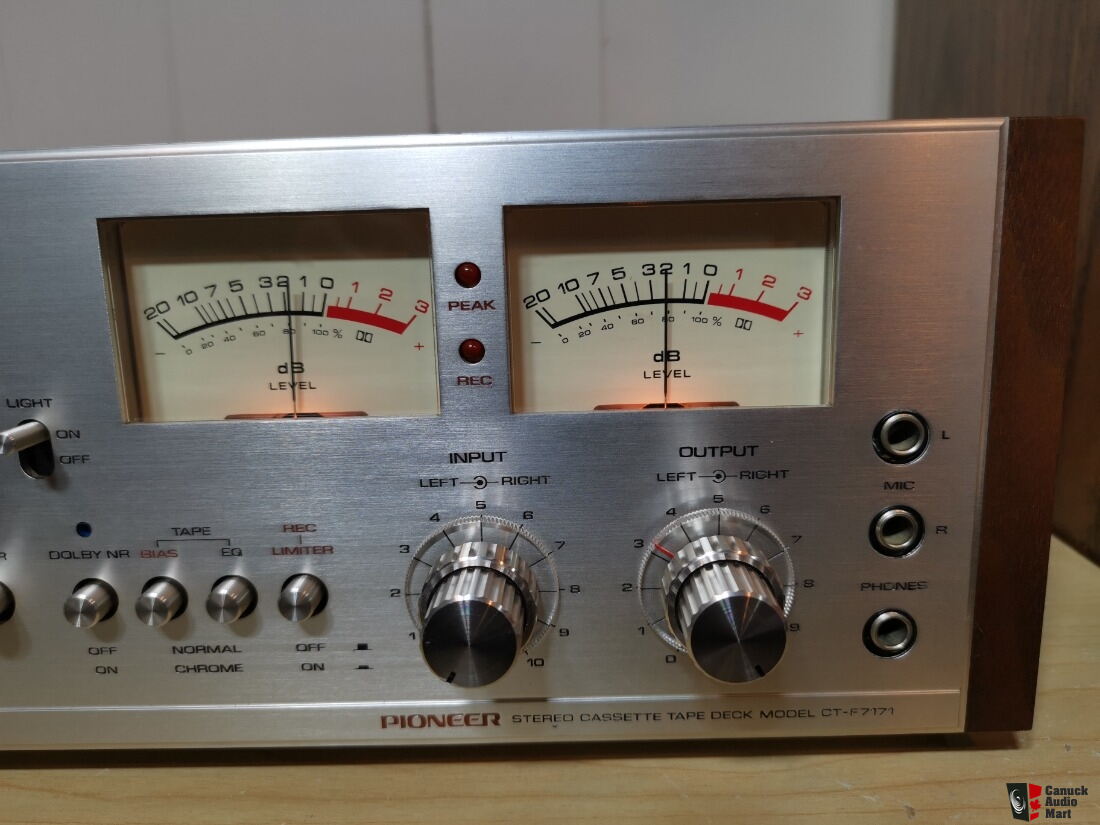 Vintage Pioneer Cassette Deck Model CT-F7171 Photo #3734245 - US