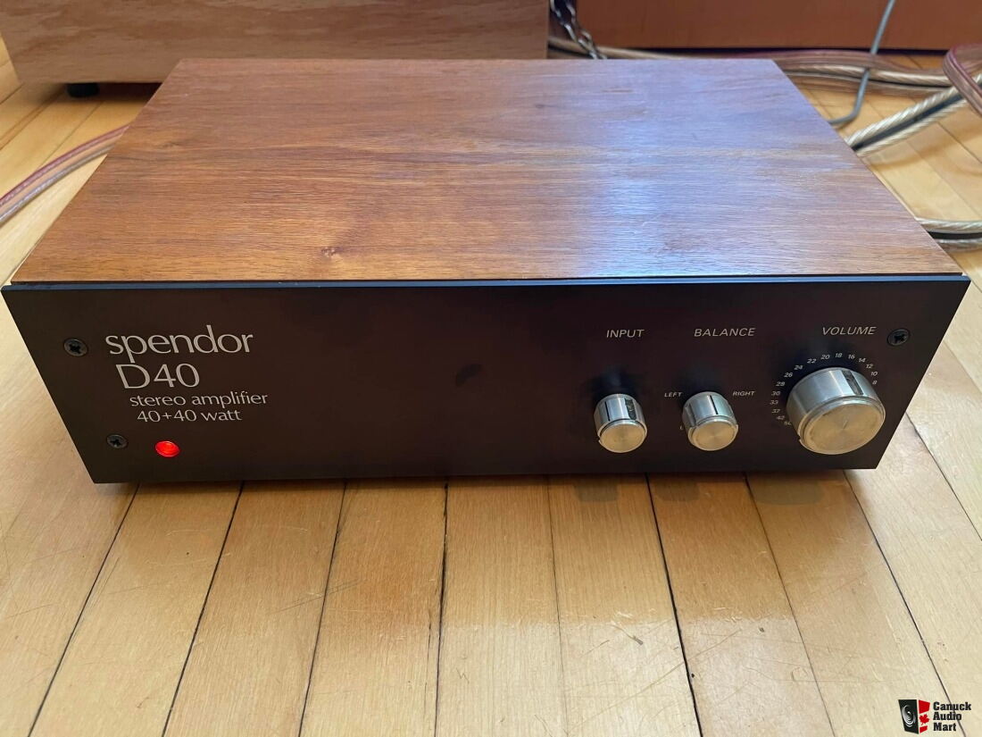 Spendor d40 amplifier