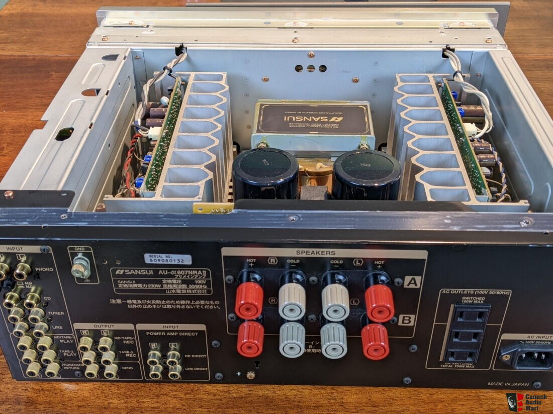 Sansui AU- Alpha 607 NRA II X Circuit, Best 607 Ever Produced