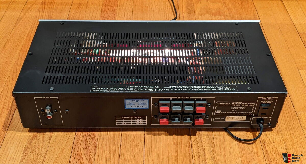 Toshiba SC-335 Stereo Power Amplifier / Fully Serviced & Tested