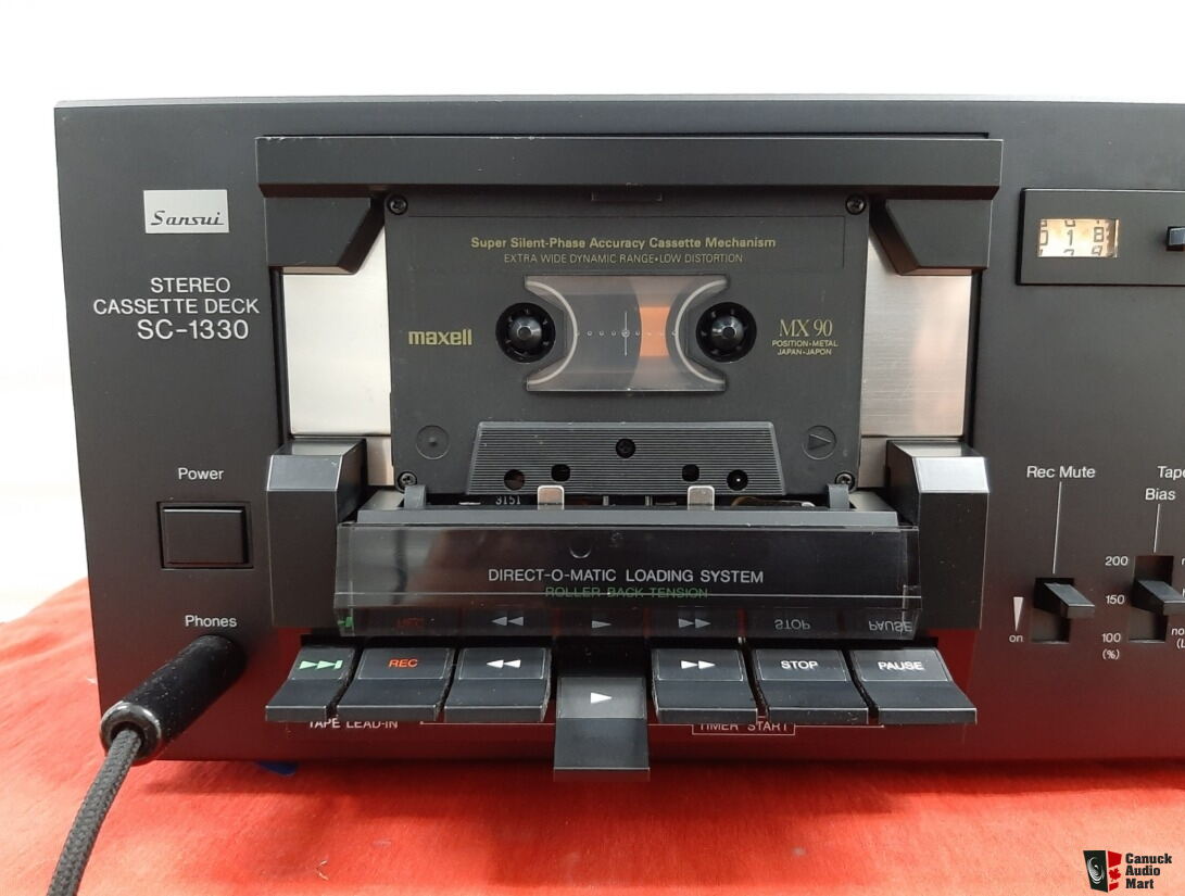 Fully Restored Sansui SC-1330 Cassette Deck-SOLD on Kijiji Photo