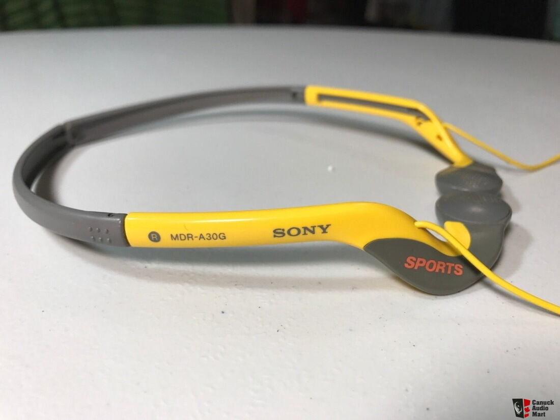 SONY MDR-A30G Yellow Sport Headphones Photo #3762789 - Aussie